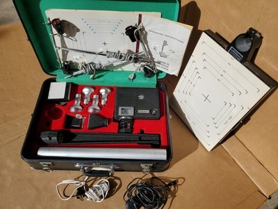 Gordon Hirakawa 35 Portable 35mm Microfilm Camera w/ Case & Accessories UNTESTED