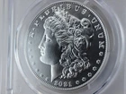NobleSpirit 2021 D Morgan Silver Dollar 100th Ann. Adv Release PCGS MS70
