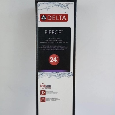 Delta PRC24-BN Brushed Nickel 24'' Wall Mount Towel Bar Bath Accessory