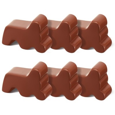 6 Pcs Resin Garden Pot Feet for Outdoor Planters 3 Inch Long 1.5 Inch Tall Fl...