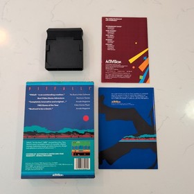 Pitfall (Colecovision, 1984) Box, Manual, Catalog, & Cartridge -Tested & Working