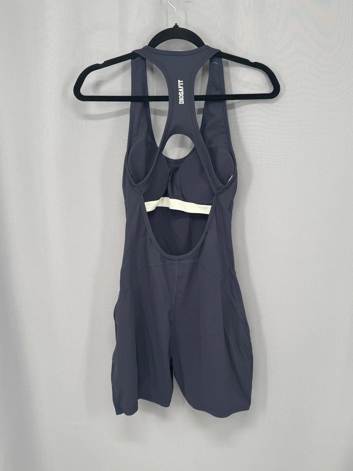 DIOSAFIT Body Mujer Extra Grande Gris Ropa Activa Una Pieza Pantalones Cortos Mameluco Gimnasio Foto 4 de 4
