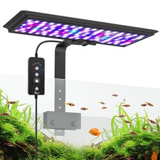 AQQA LED Aquarium Light, 24/7 Mode Clip on Fish Tank Light, DIY Mode Full Spectr