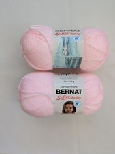 Bernat Softee Baby Yarn 5 oz Lot of 2 Pink Rose 362 yards New 02001