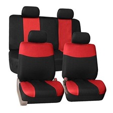 Universal Fit Full Set Modern Flat Cloth Automotive Seat Covers fits most