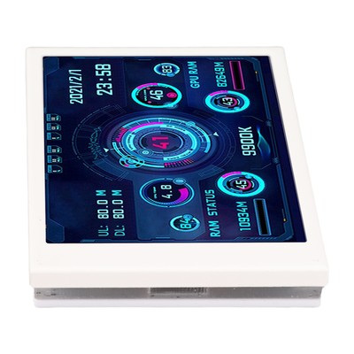 3.5in Computer Temp Monitor IPS Full View Display Small Screen For AIDA64 PC Hot