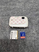 Fuji Film Finepix z37 Camera Polka Dot No Charger Works Great RARE NICE 
