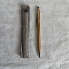 VINTAGE CROSS MECHANICAL PENCIL 1/20 14k GOLD FILLED CLASSIC