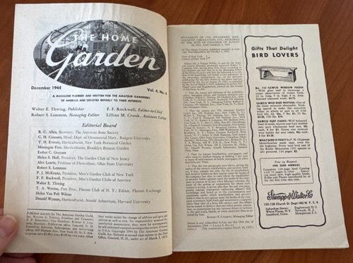 FREE SHIP! December 1944 - The Home Garden Magazine - Foto 2 di 3