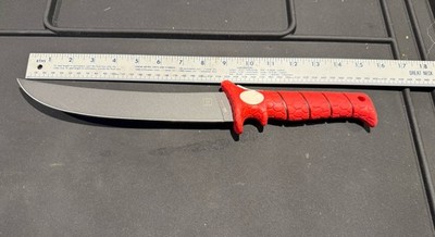 Bubba Blade 9  Flex Fillet Knife   HC Stainless Steel   Red Handle   New