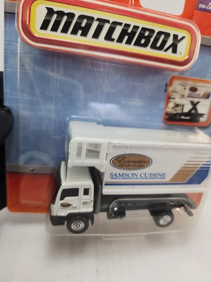 Matchbox Real Working Parts! White GMC T8500 Airport Catering Truck - Image 3 of 4