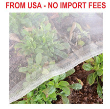 10'x90' Garden Insect Netting – Fine Mesh Pest Barrier for Plants