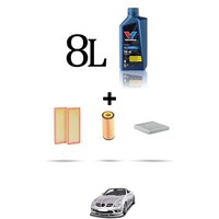 Hoffcar Wartungsset 3 Filter Und 8L ÖL FüR Mercedes Klasse SLK (R171) 350 200K