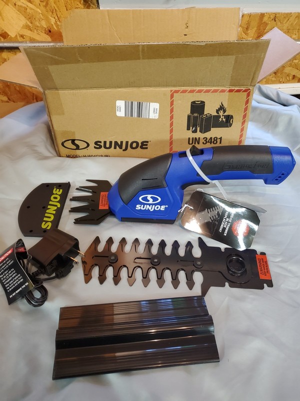 Sunjoe Hand Trimmer Grass Hedge Cordless BRAND NEW!