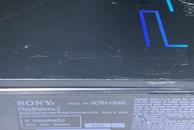 PlayStation PS2 SCPH-18000 Zen Black Fat Model CONSOLE Only Made