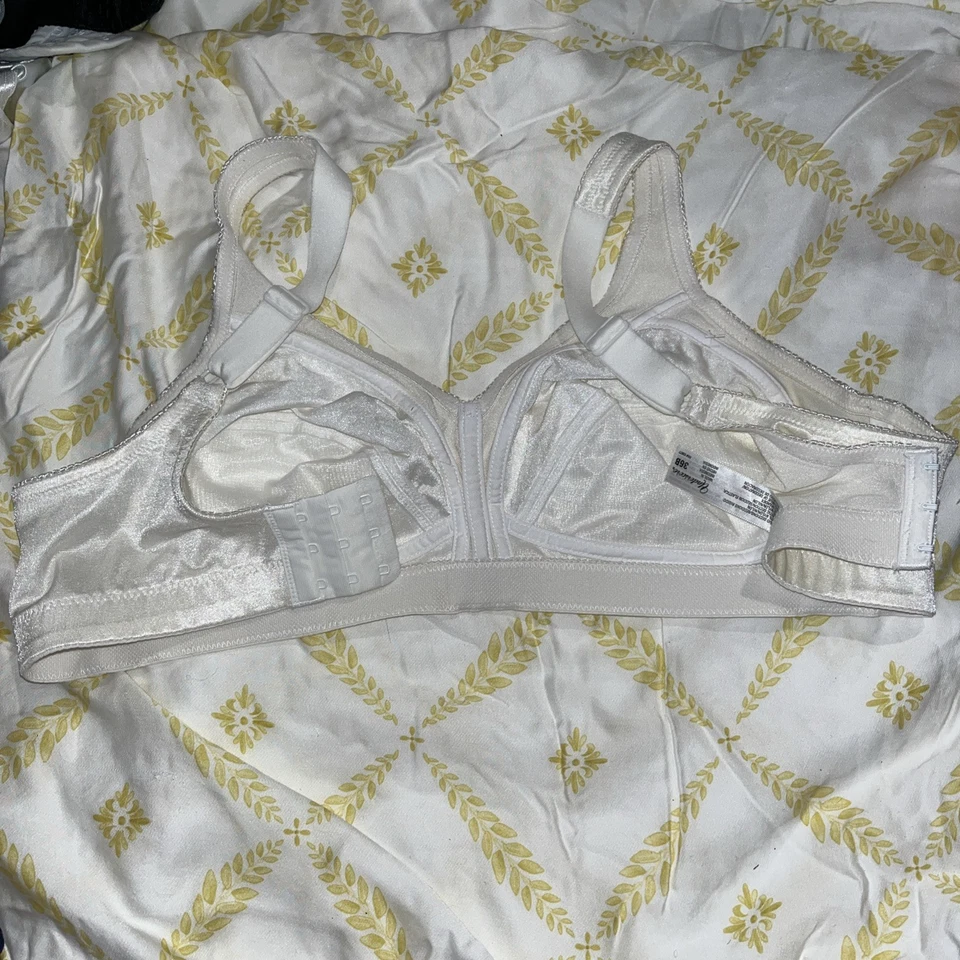 Sujetador Camiseta Underscore RN 93677 Blanco Nylon Inalámbrico Talla 36B Foto 4 de 4