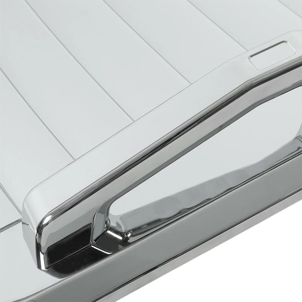 FOR 2006-2010 HUMMER H3 HOOD DECK VENT PANEL HANDLE COVER TRIM BEZEL CHROME 3PCS - Image 2 of 4