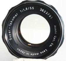 Asahi Pentax Super-Takumar 55mm f 1.8 M42 Exc  From Japan S/N 3623791