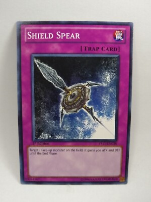 YU-GI-OH! Shield Spear. YS11-EN038. 1st Edition Trap Card. TCG CCG Yugioh