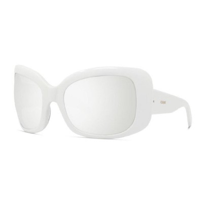 NEW CELINE CL40224I 25C, WOMEN CELINE WHITE OVERSIZED SUNGLASSES Celine NEW CELINE CL40224I 25C SUNGLASSES WOMEN WHITE  main image 3