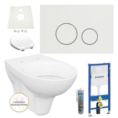 Geberit Vorwandelement Design WC Drückerplatte Set