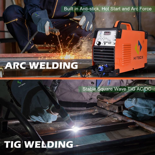 200Amp AC/DC TIG Welder 220V Digital MMA TIG Aluminum Welding Machine with Pulse - Picture 4 of 10