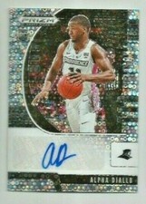2020-21 Prizm Draft Picks Alpha Diallo Fast Break Prospect Auto Disco