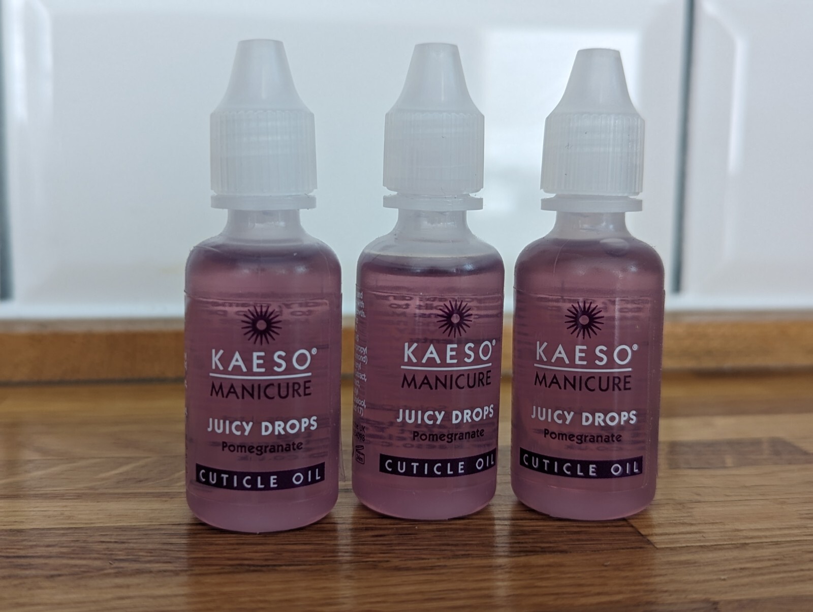 KAESO MANICURE BEAUTY JUICY DROPS CUTICLE OIL POMEGRANATE 15ML - FREE P&P - Image 3