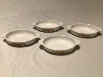 Corning Ware Small Casserole Dishes~Set Of 4~Spice Of Life~14 Oz~PERFECT!