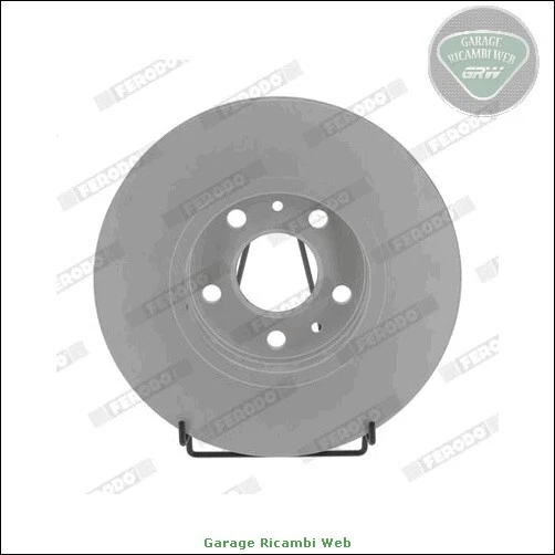 DDF2507C Kit 2 dischi freno Ferodo Anteriore per FIAT TALENTO NISSAN PRIMASTAR - Immagine 2 di 4