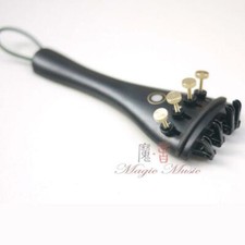 High Quality Ebony Tailpiece for Violin 4/4 , with 4 fine tuner.Free Shipping 