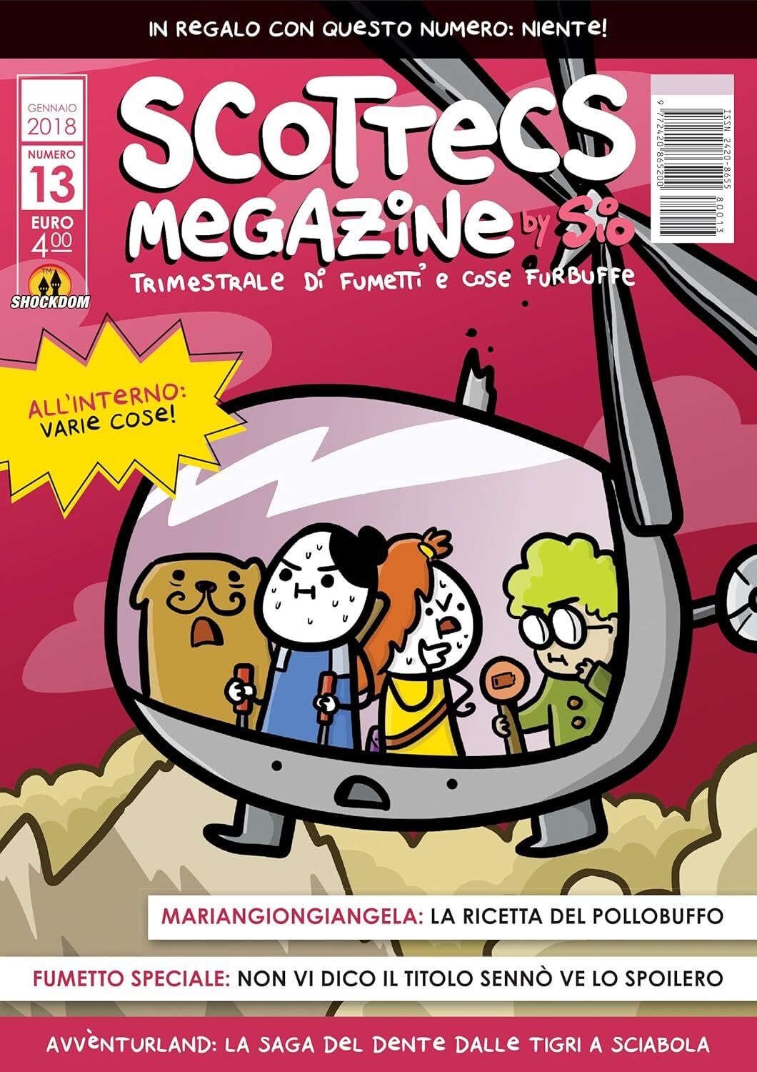 9788893361026 Scottecs Megazine 13: Avvènturland Stagione 2 - Sio