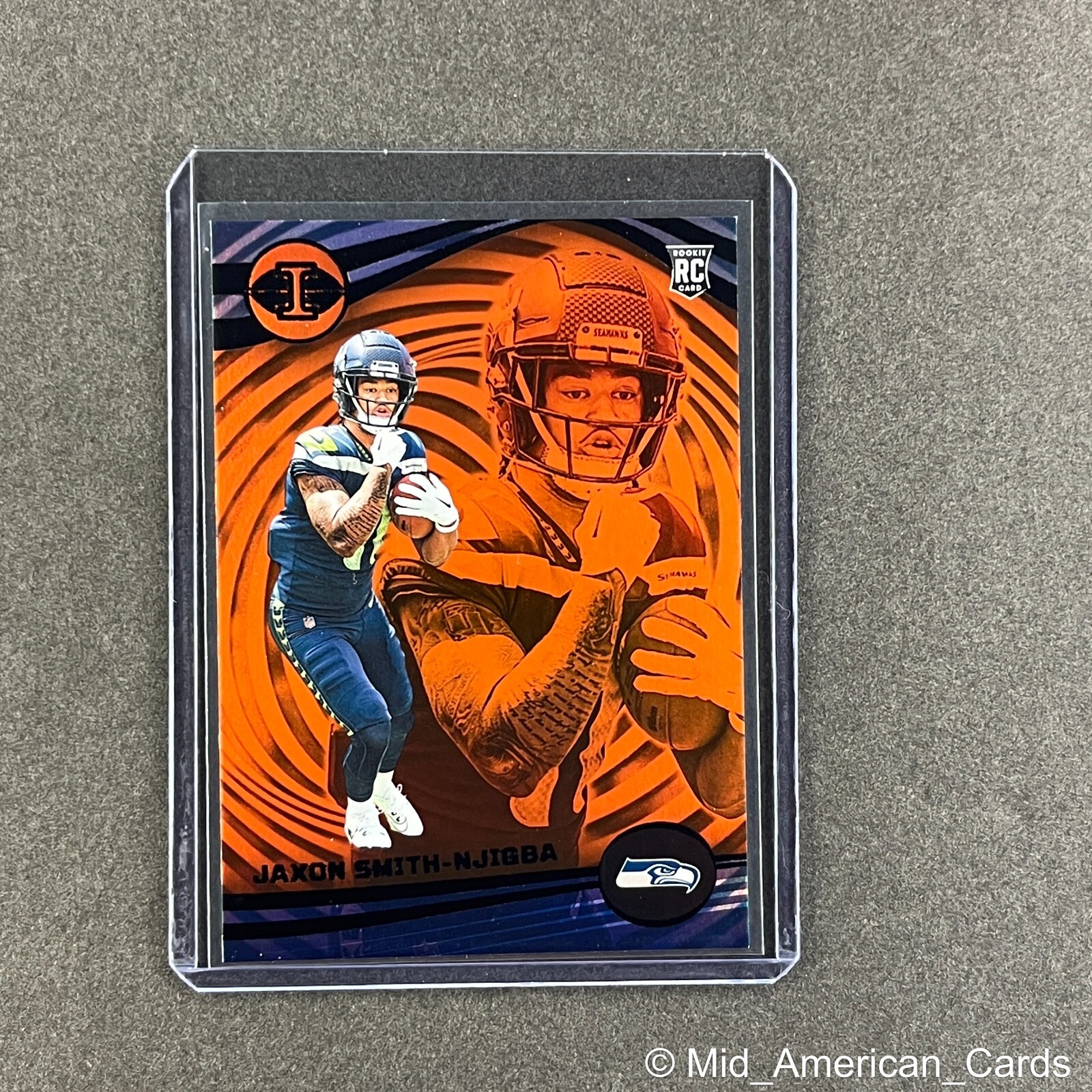 2023 Panini Illusions Jaxon Smith-Njigba Rookie Orange JSN #91 Seahawks (RC)