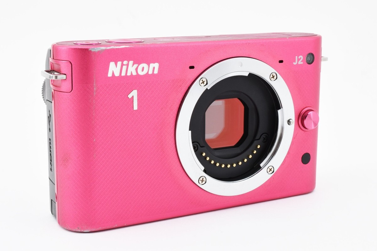 Macro Nikon One J2 Nikon J2 デジタルカメラ ピンク色 【ジャンク品