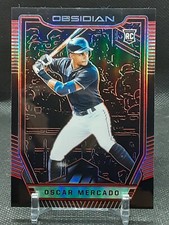 OSCAR MERCADO 2019 OBSIDIAN ELECTRIC ETCH RED ROOKIE #24/25 GUARDIANS