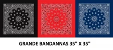 Hav-A-Hank USA Made 100% Cotton GRANDE Paisley Bandannas Bandana 35inX35in