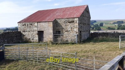 Photo 6x4 Stone barn off north side of A684 beside road to abattoir There c2021