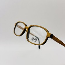 Waluna eyeglasses Ladies Oval Brown Real Wood Solid Wood Mod. Adino Col. 301 New