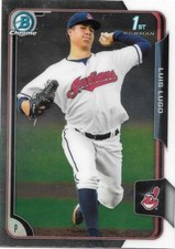 2015 Bowman Chrome Prospects LUIS LUGO  - CLEVELAND INDIANS - #BCP29  