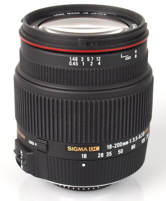 Sigma 18-200 mm f/3.5-6.3 DC Canon Fotografie Objektiv Kamera Objektiv