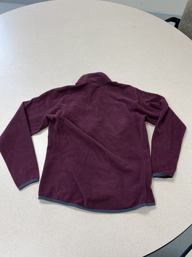 Eastern Mountain Sports Women’s 1/4 Zip Fleece Size Small Maroon 102 - Picture 8 of 10