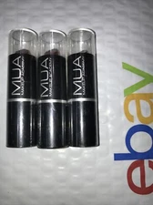 3 Tube Lot MUA Make Up Academy Color Infused Balm #283 RED sealed