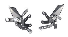 LIGHTECH REAR SETS FIXED FOOT PEGS FOR SUZUKI GSX-S 1000 2015 > 2023 FTRSU003