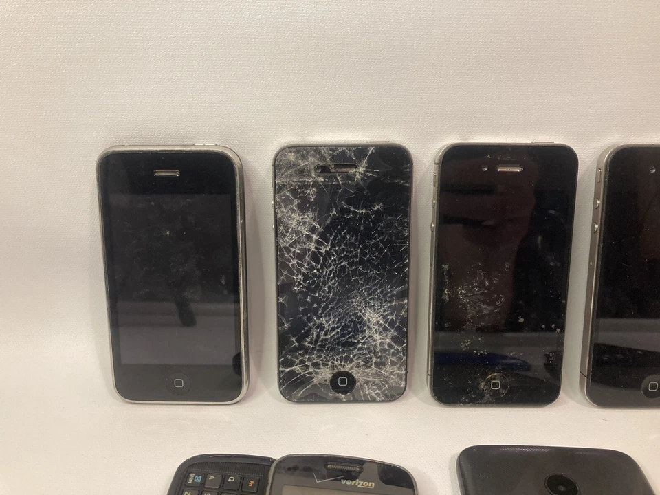 Lote Teléfono (8) 1 Tablet, iPhone 3G, 4,5 Necesita Reparación Piezas Rotas Foto 2 de 4