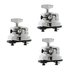 Baosity 3 Pcs Drum Holder Base Plate Rack Clamp Tom Drum Mount Bracket for Tom