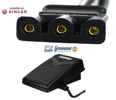 Pedale Di Avviamento Elettronico Per Macchina Da Cucire Singer - 220V, 3 Poli, Per Samba, Starlet, Jubile E Altri Modelli