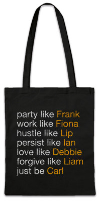 Act Like Gallagher Stofftasche Einkaufstasche Lip Ian Frank Fiona Shameless Fun