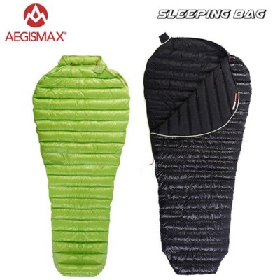 AEGISMAX Goose Down Sleeping Bag Mummy Ultralight Camping