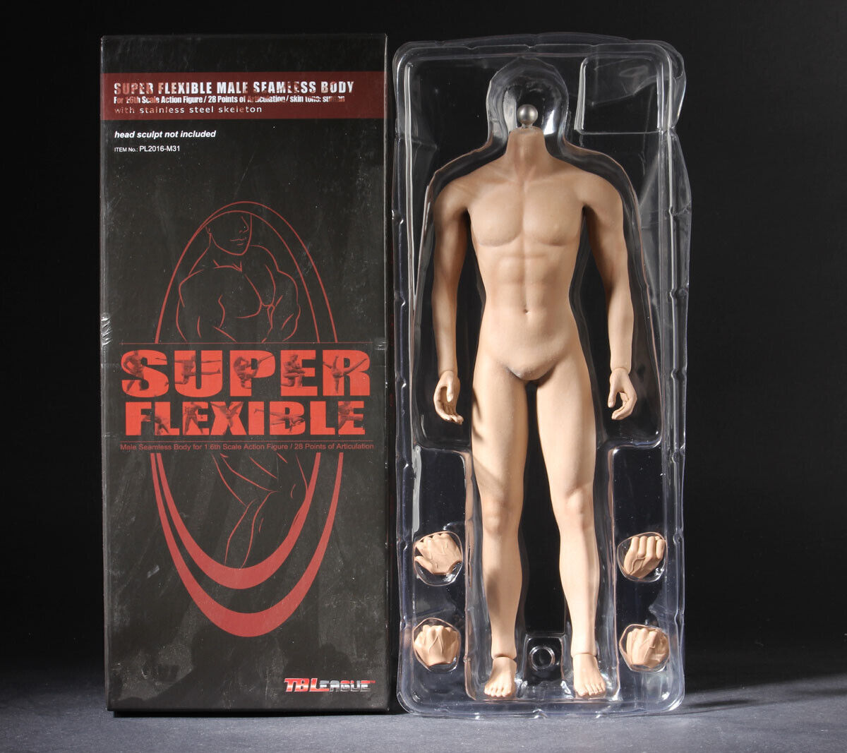 TBLeague Phicen M31 Super-Flexible Male Seamless Muscular Body 1/6