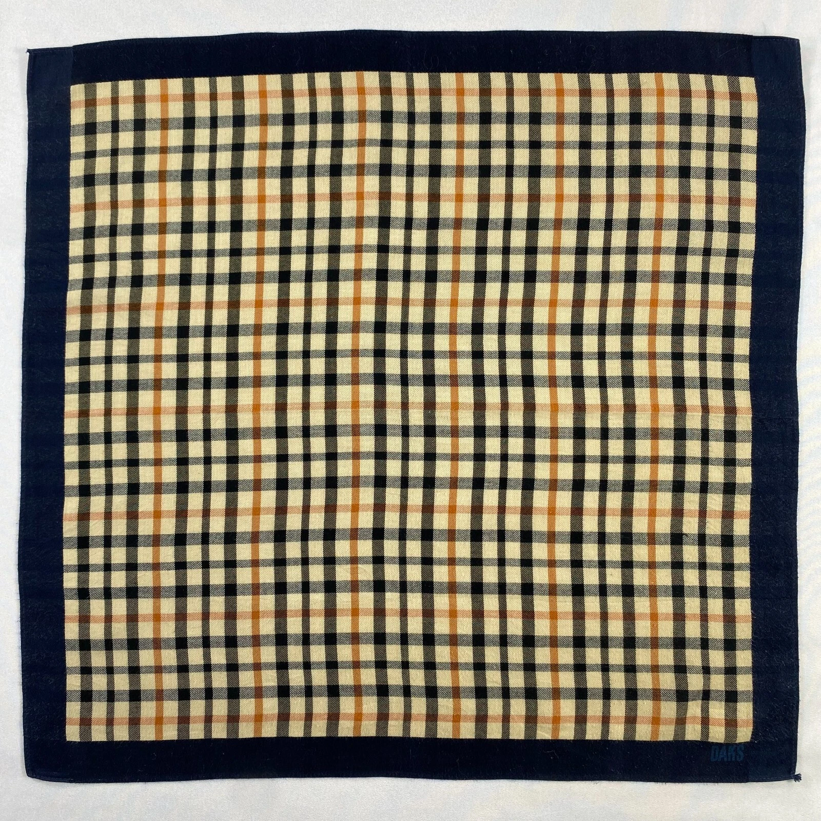 Vintage Daks Handkerchief Pocket Square Bandana Neckerchief